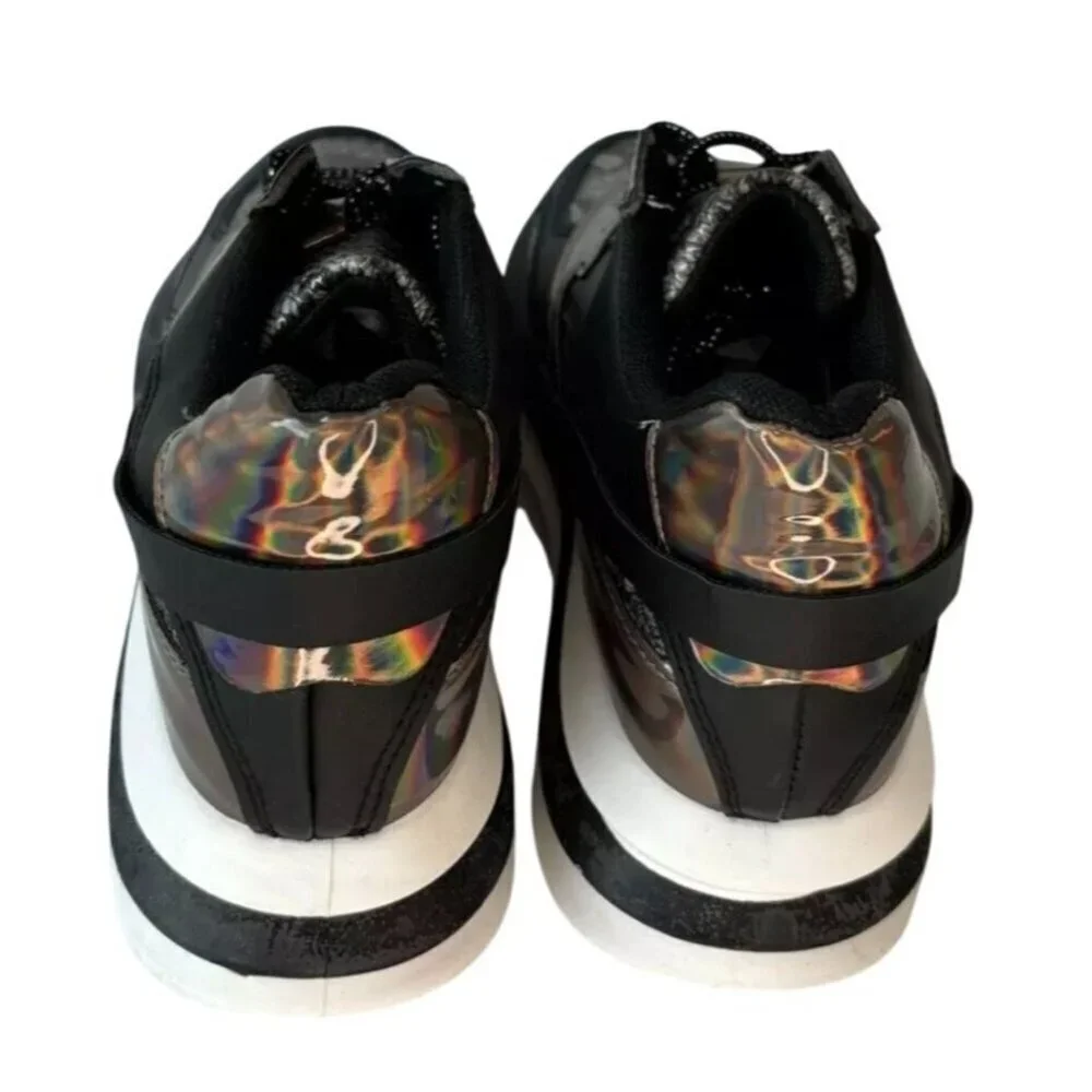 UNILADY / Franky-2 / Reflective / Snakeskin/ Sneakers Size US 10